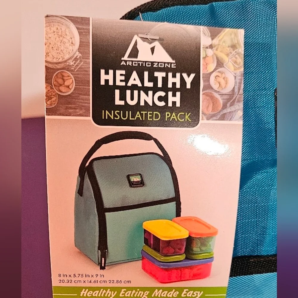 Artic Zone Healthy Lunch Insulated Pack Bag, New & Unused